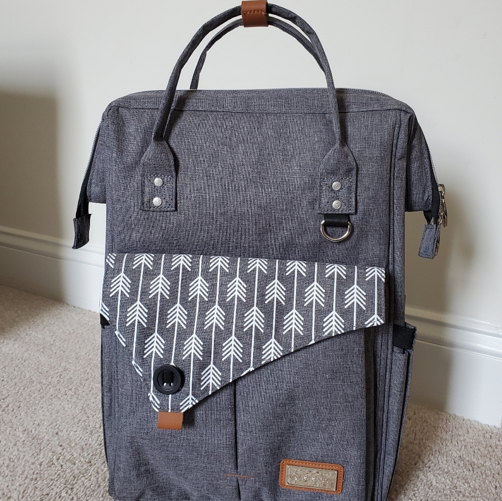 Lekebaby Large Diaper Bag Backpack
